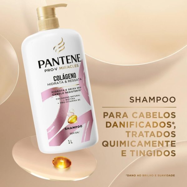 Pantene PRO-V Miracles Shampoo Colágeno 1L
