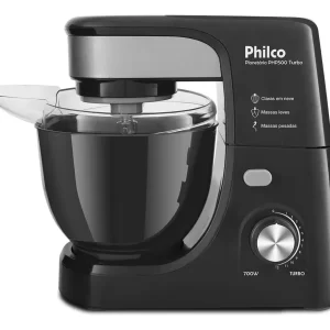 Batedeira Planetária Php500p Turbo 700w Philco 127v Preto