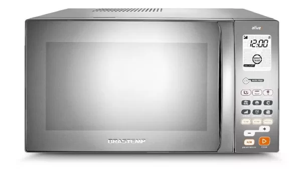 Micro-ondas 38 Litros BMJ38AR Inox Espelhado com Grill Brastemp 110V