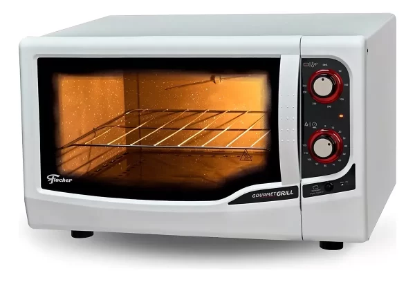 Forno de bancada elétrico Fischer Gourmet Grill 9741-79180 44L branco 127V