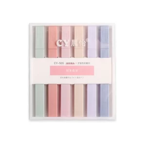 tem teu produto 6 Peças/conjunto Morandi Cor Caneta Marca Texto